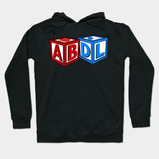 ABDL - Letter blocks blue Hoodie